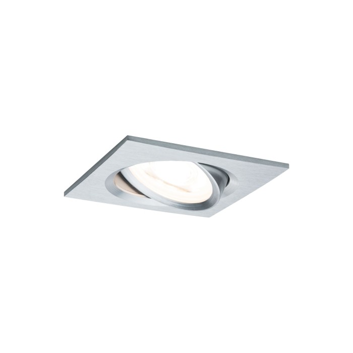 Set spoturi încastrabile Nova Coin pătrate, orientabile LED 3x6,5W 2700K 230V aluminiu, flux luminos variabil în 3 pași [2]