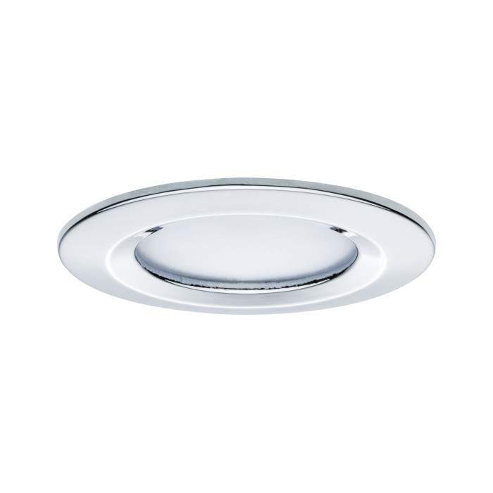 Set spoturi încastrabile Nova Coin rotunde, fixe LED 3x6,5W 2700K 230V crom, flux luminos variabil 3 pași [3]