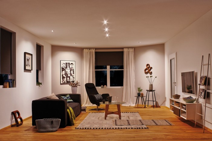 Set spoturi încastrabile Nova Coin rotunde, orientabile LED 3x6,5W 2700K 230V, metal mat [4]