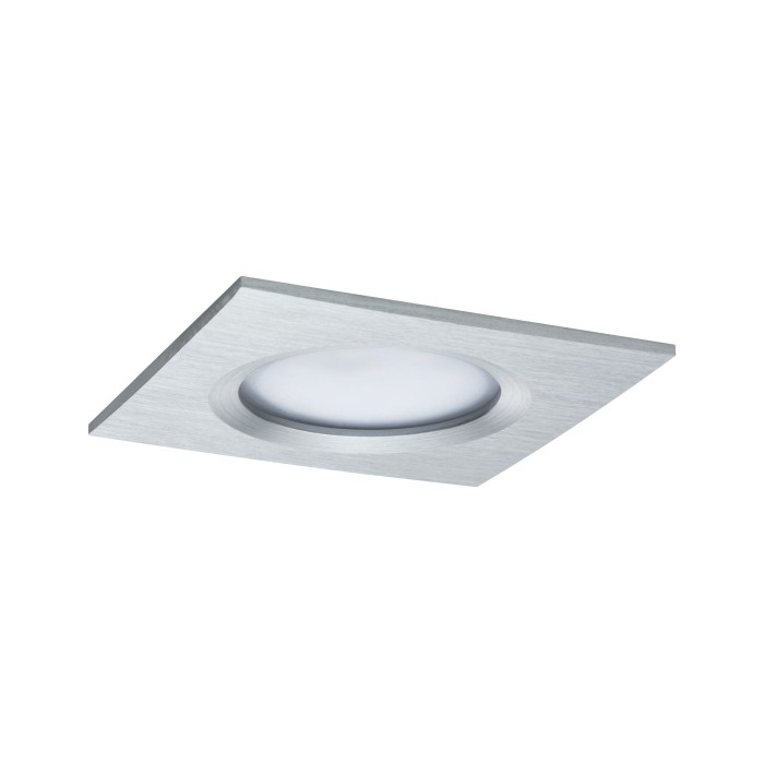 Set spoturi încastrabile Nova Plus Coin LED pătrate, fixe, 3x6,8W 2700K 230V 51mm aluminiu, cu flux luminos variabil [3]