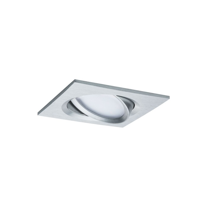 Set spoturi încastrabile Nova Plus Coin pătrate, orientabile LED 3x6,8W 633lm 2700K aluminiu, cu flux luminos variabil [4]