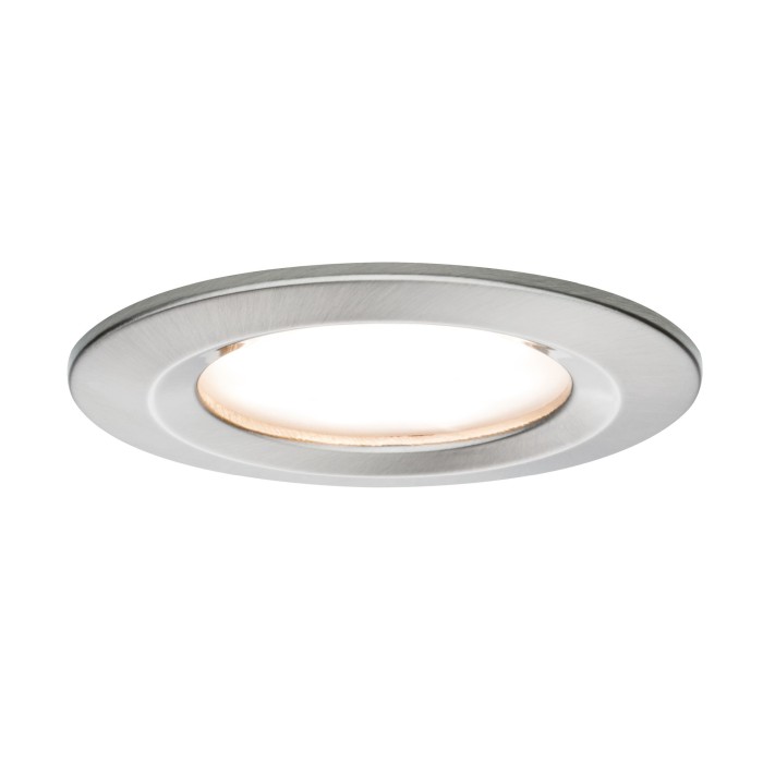 Set spoturi încastrabile Nova Plus Coin rotunde, fixe LED 3x6,8W 2700K 230V 51mm metal mat, cu flux luminos variabil [2]