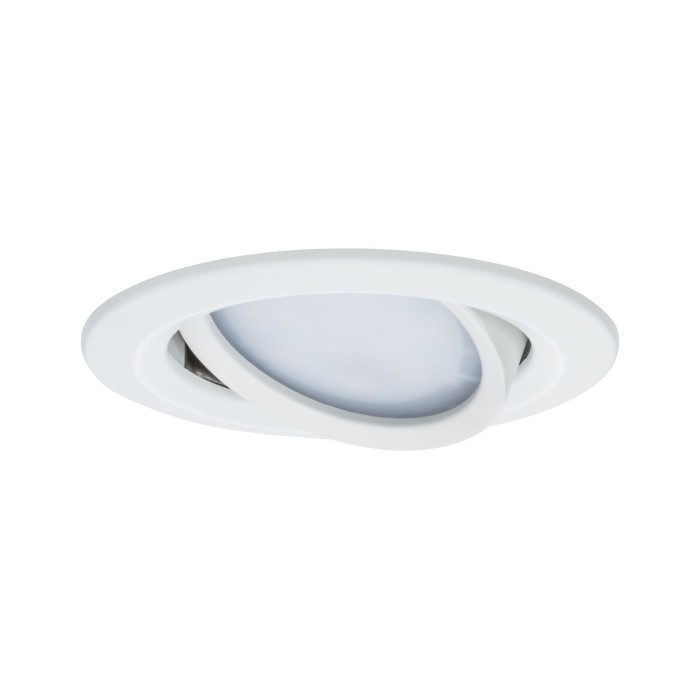 Set spoturi încastrabile Nova Plus Coin rotunde, orientabile, LED 3x6,8W 2700K 230V 51mm alb mat, cu flux luminos variabil [3]