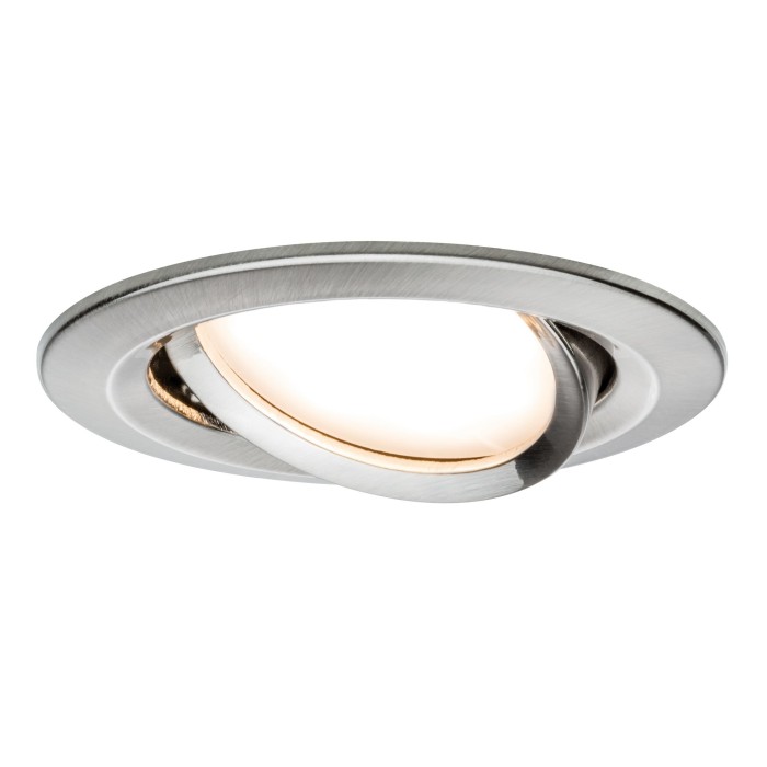 Set spoturi încastrabile Nova Plus Coin rotunde, orientabile, LED 3x6,8W 2700K 230V 51mm metal mat, cu flux luminos variabil [2]