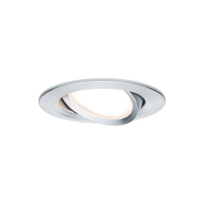 Set spoturi încastrabile Nova Plus Coin rotunde, orientabile LED 3x6,8W 2700K 230V 51mm aluminiu, cu flux luminos variabil [2]