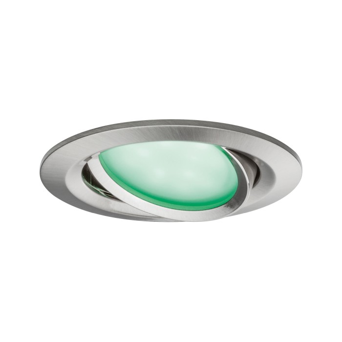 Set spoturi încastrabile Nova Plus ZigBee Coin RGBW rotunde, orientabile LED 3x2,5W 230V 51mm metal mat [3]