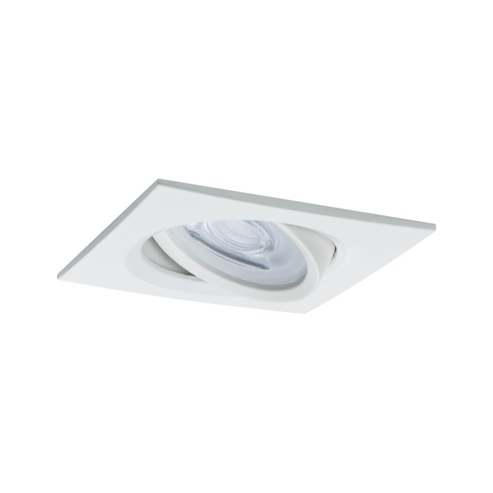 Set spoturi încastrabile Nova pătrate, orientabile, LED 3x6,5W 2700K 230V GU10 51mm alb [3]