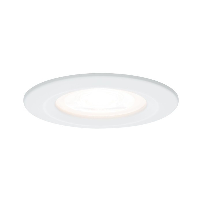 Set spoturi încastrabile Nova rotunde, fixe LED IP44 3x6,5W 230V GU10 51mm albe, flux luminos variabil în 3 pași [2]