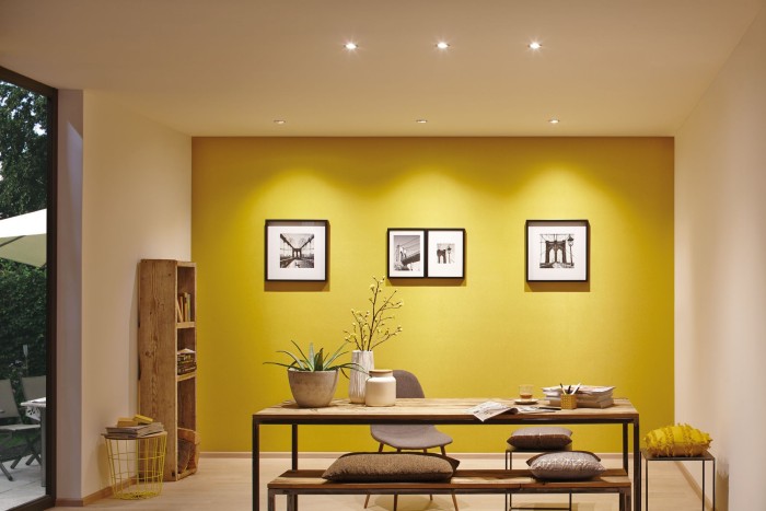 Set spoturi încastrabile Nova rotunde, orientabile LED 3x6,5 W 230V GU10 51mm crom, flux luminos variabil în 3 pași [4]