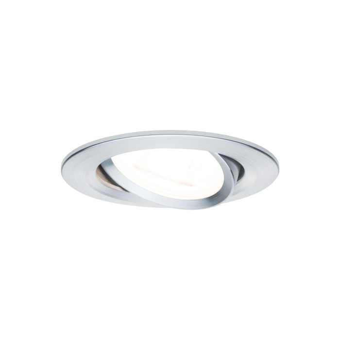 Set spoturi încastrabile Nova rotunde, orientabile, LED 3x6,5W 2700K 230V GU10 51mm aluminiu [2]