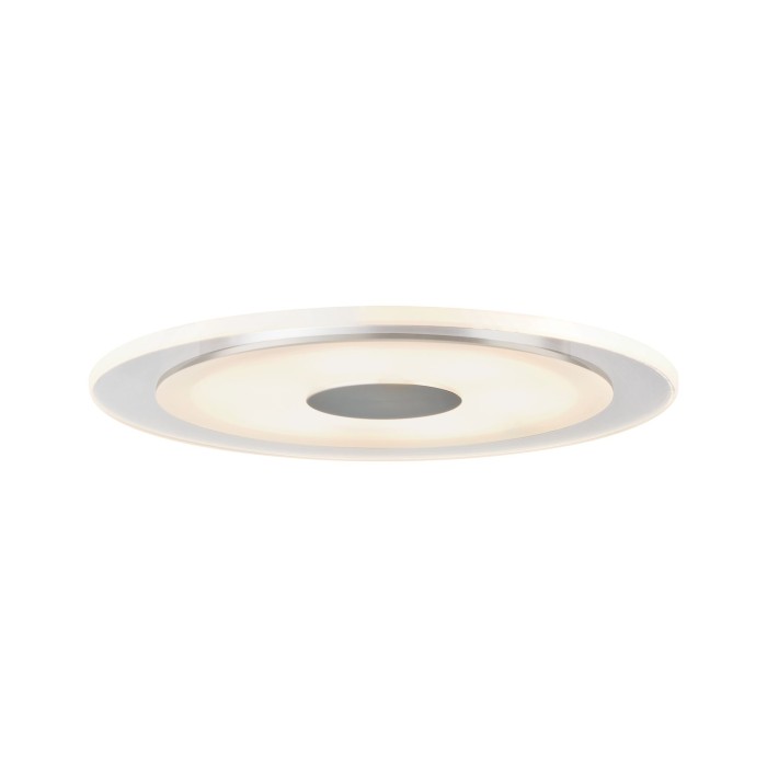 Set spoturi încastrabile Whirl rotunde LED 3x6W 18VA 150mm aluminiu periat/satin, aluminiu/acryl [2]