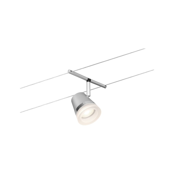 Set spoturi pe cablu Cone Basic GU5,3, max. 5x10W, 230/12V, crom mat-crom [4]
