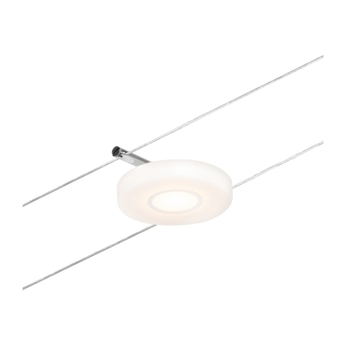 Set spoturi pe cablu DiscLED 5x450lm 5x4,5W 3000K  230/12V crom mat-crom [4]