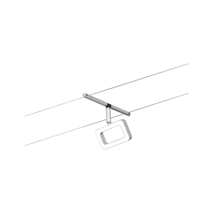 Set spoturi pe cabluri Frame LED 5x400lm 5x4,8W 3000K  230/12V crom mat-crom [4]