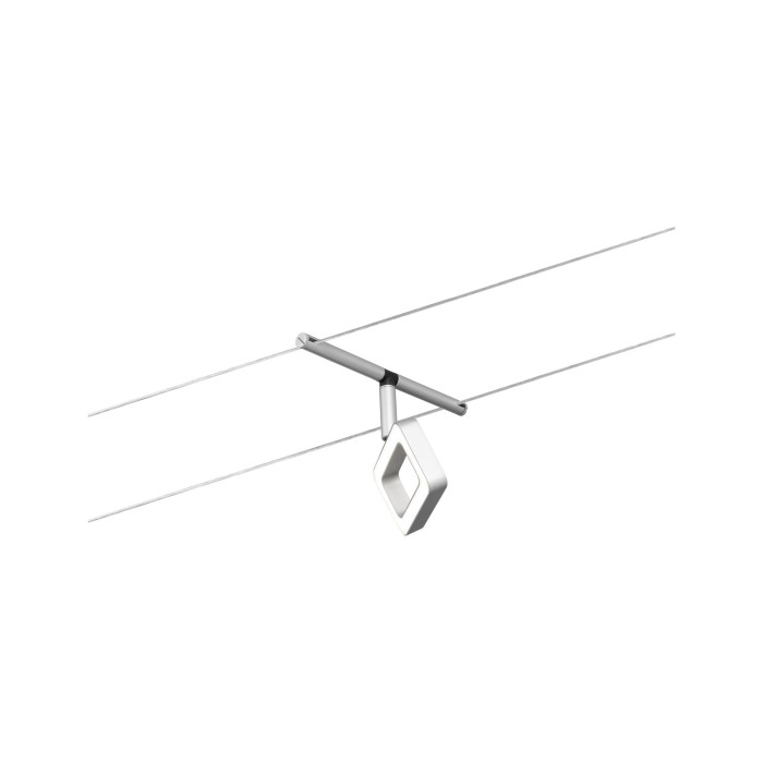 Set spoturi pe cabluri Frame LED 5x400lm 5x4,8W 3000K  230/12V crom mat-crom [5]