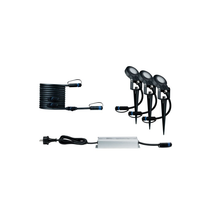 Set spoturi Sting P&S IP67 3000K 3x6W 24V, cu transformator inclus, dimmabil [2]