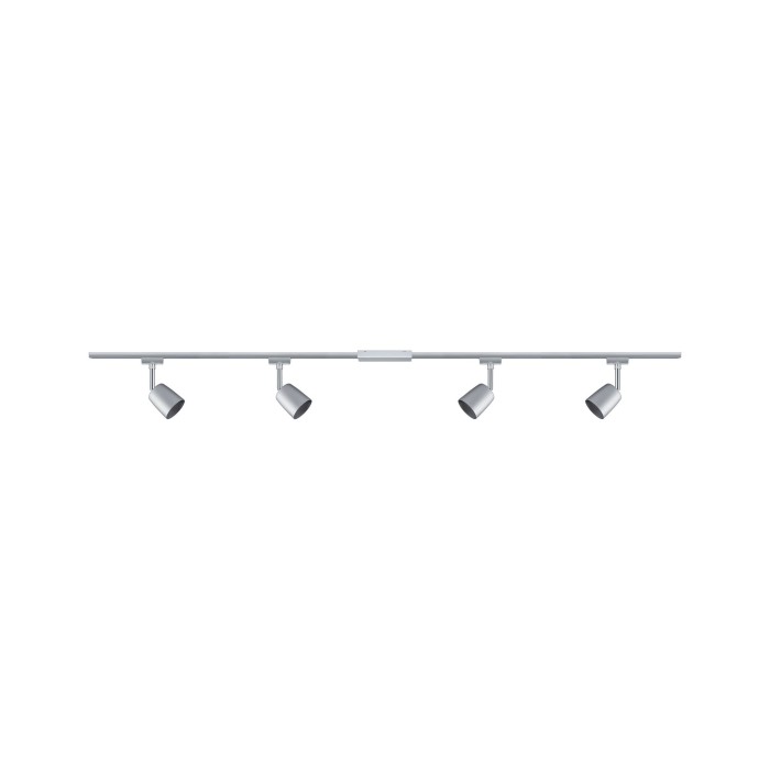 Set spoturi URail Cover 4x max.10W crom mat/crom 230V metal/plastic [3]