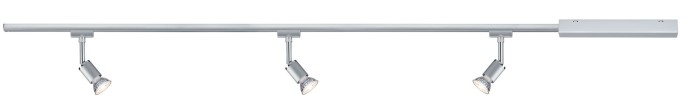 Set URail Pure II max 3x10W GU10 crom mat/crom 230V metal/plastic 1m [3]