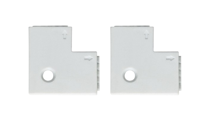 Set 4 conectori MaxLED Edge 90°, alb [2]