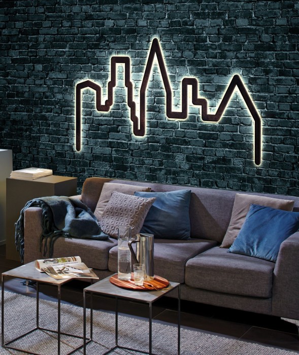 Set bandă FlexLED 3D 5m cu lumină caldă 10,5W 230V/12V 12VA [6]