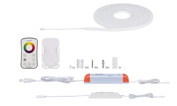 Set bandă MaxLED Flow 5m RGB cu telecomandă 2.4GHz 43W 230/24V 75VA [2]