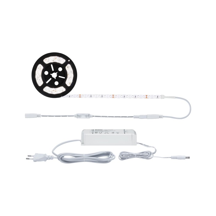 Set bandă SimpLED Power 3m cu lumină rece cu variator/întrerupător 33W 230/24V DC [1]