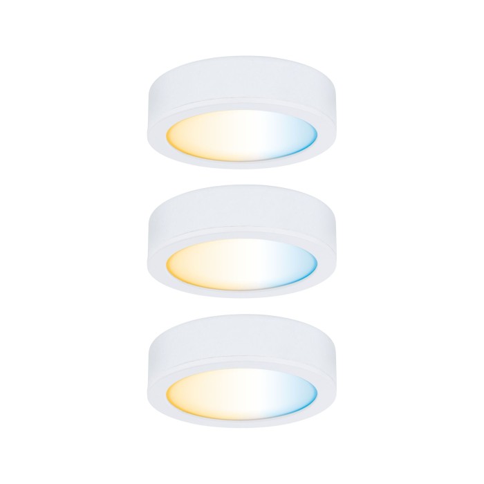 Set de bază Clever Connect Disc 3x2W 12W 2700-6500K 12V, alb mat, cu temperatură de culoare variabilă [2]