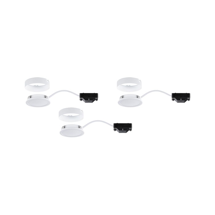 Set panouri LED Pukk 3x3W 12/230V 2700K, alb [3]