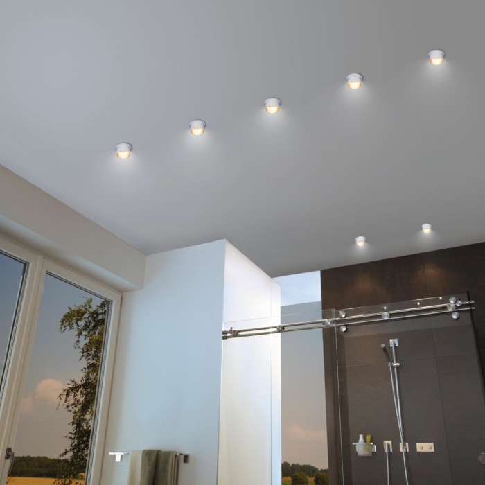 Set spoturi încastrabile Gil Coin 3x6,5W alb/auriu, cu flux luminos variabil în trei pași [4]
