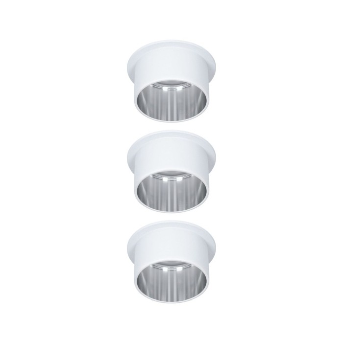 Set spoturi încastrabile Gil Coin 3x6,5W alb/metal mat, cu flux luminos variabil în trei pași [2]