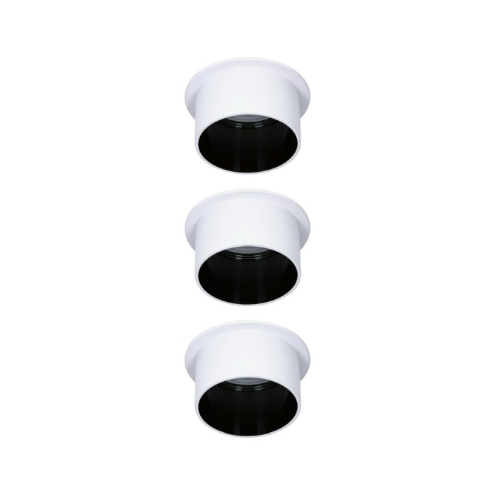 Set spoturi încastrabile Gil Coin 3x6,5W alb/negru, cu flux luminos variabil în trei pași [2]