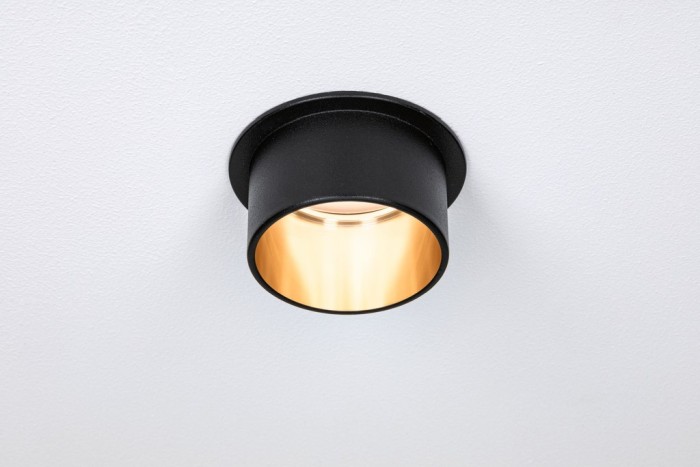 Set spoturi încastrabile Gil Coin 3x6,5W negru/auriu, cu flux luminos variabil în trei pași [3]