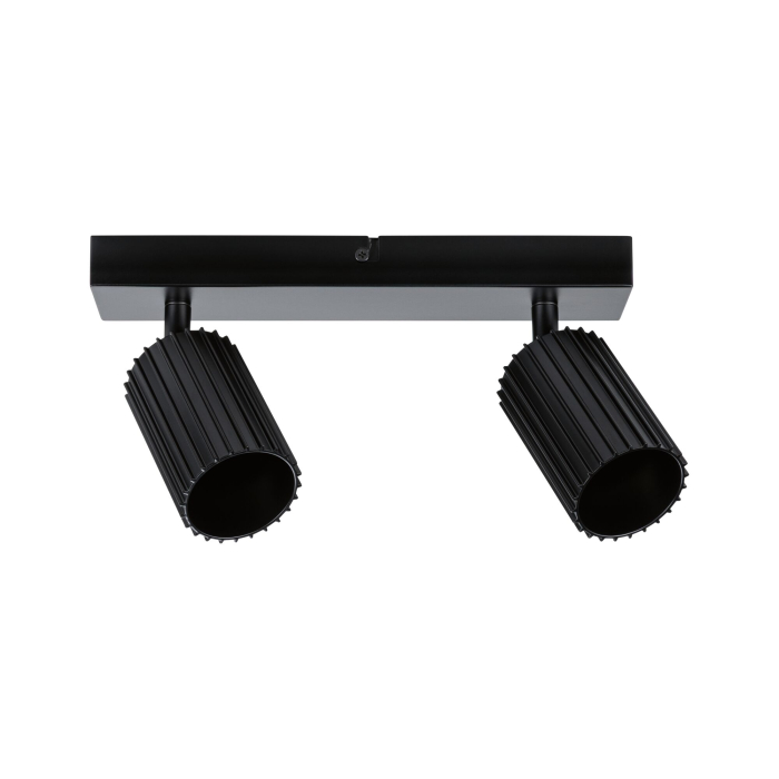 Șild Lirena, GU10, max. 2x10W, negru mat, metal [6]