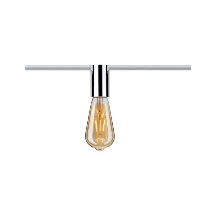 Soclu pentru șină URail max 1x20W E27 crom 230V metal [4]