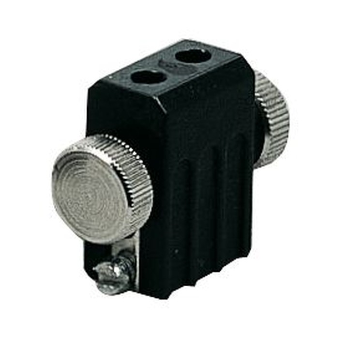 Soclu pentru sistem pe cablu Light&Easy max.1x35W G4 negru 12V metal [1]