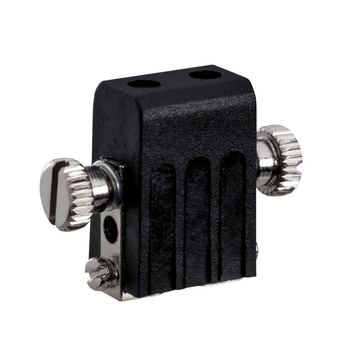 Soclu pentru sistem pe cablu Light&Easy max.1x50W GX5,3 negru 12V metal [1]