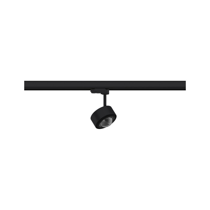 Spot Aldan LED pentru șină Paulmann ProRail3, 533.8lm, 8W, 4000K, cu flux luminos variabil, 230V, negru-crom [4]
