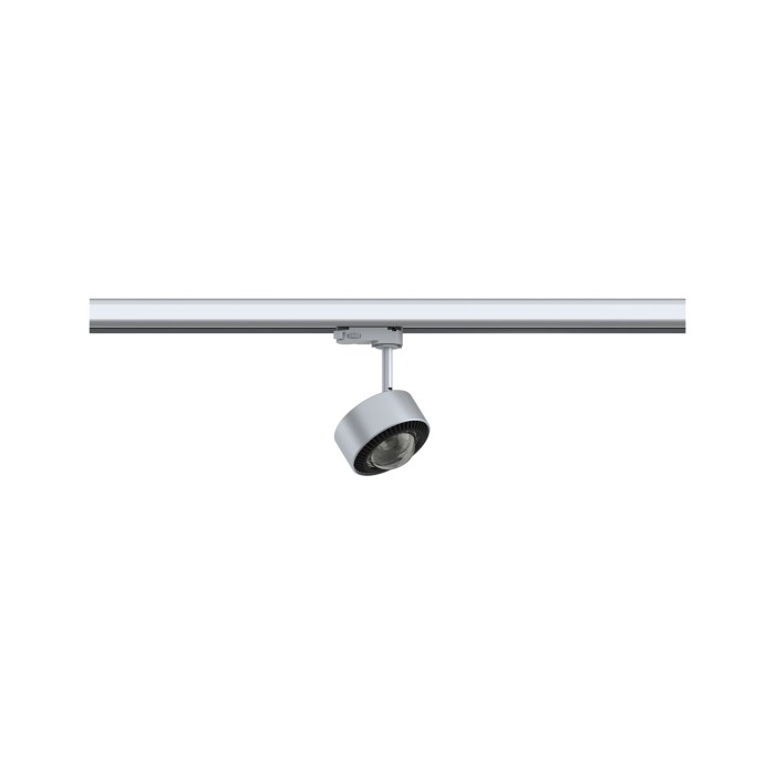 Spot Aldan LED pentru șină Paulmann ProRail3, 533.8lm, 8W, 4000K, cu flux luminos variabil, 230V, argintiu-negru [4]