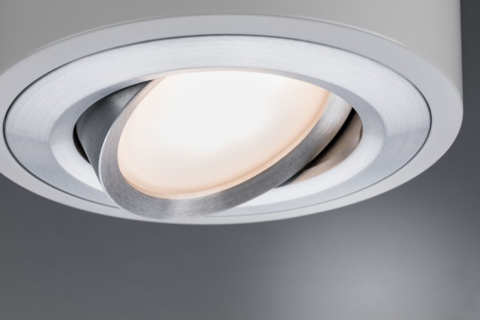 Spot aplicat Argun LED 1x4,8W alb, aluminiu periat 230V metal [5]