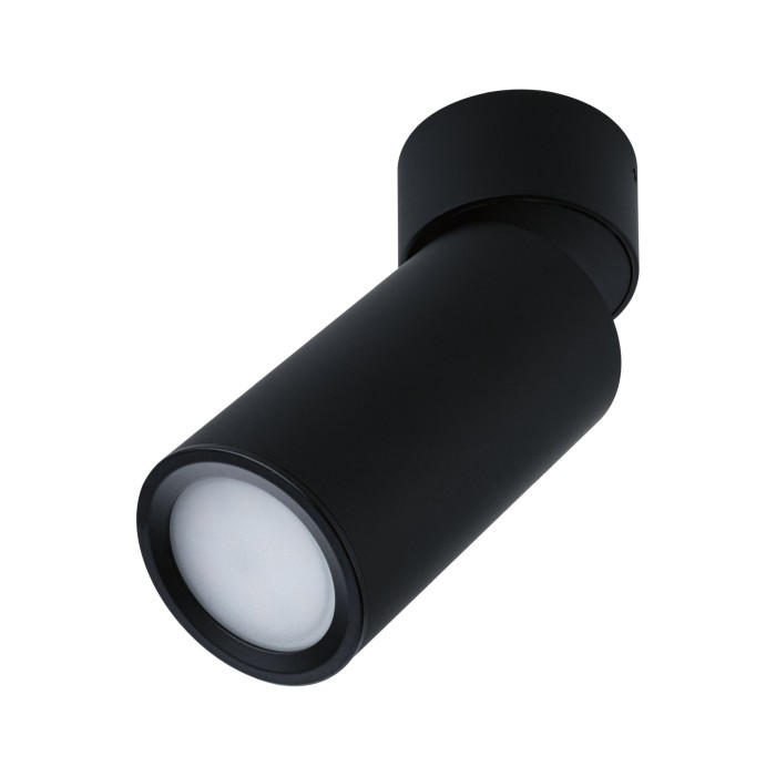Spot aplicat LED Turnal, rotund, 60mm, 90° Coin 6W, 2700K, negru mat, cu flux luminos variabil în 3 pași [5]