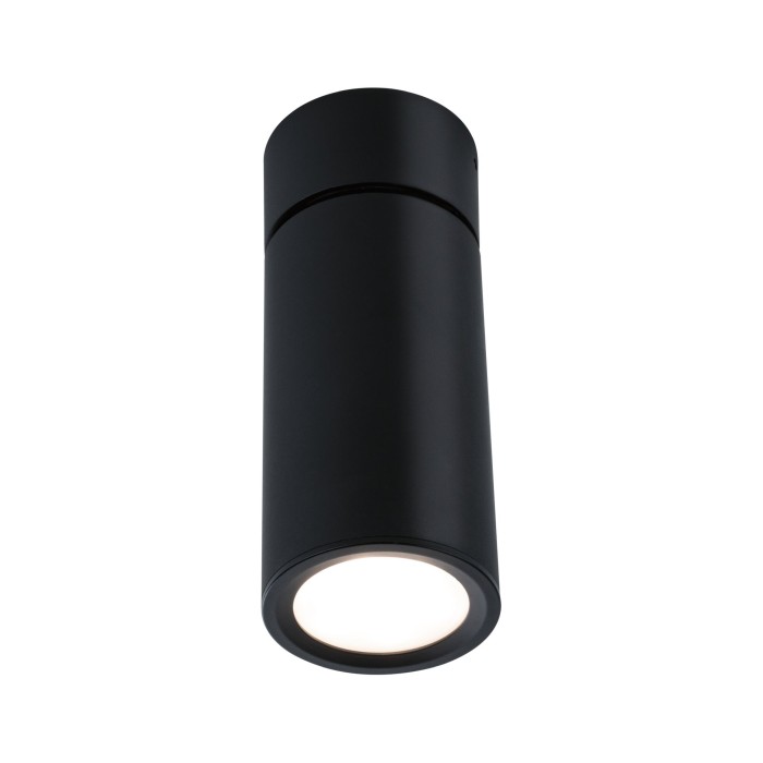 Spot aplicat LED Turnal, rotund, 60mm, 90° Coin 6W, 2700K, negru mat, cu flux luminos variabil în 3 pași [3]