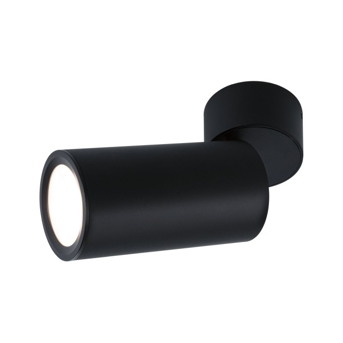 Spot aplicat LED Turnal, rotund, 60mm, 90° Coin 6W, 2700K, negru mat, cu flux luminos variabil în 3 pași [4]