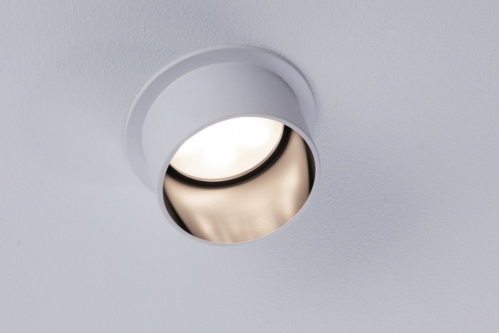 Spot încastrabil Gil Coin 1x6,5W alb/metal mat, cu flux luminos variabil în trei pași [5]