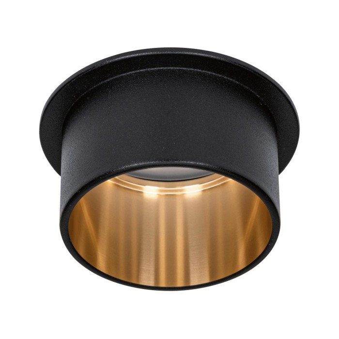 Spot încastrabil Gil Coin 1x6,5W negru/auriu, cu flux luminos variabil în trei pași [2]