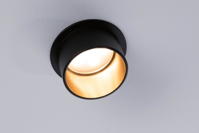 Spot încastrabil Gil Coin 1x6,5W negru/auriu, cu flux luminos variabil în trei pași [4]