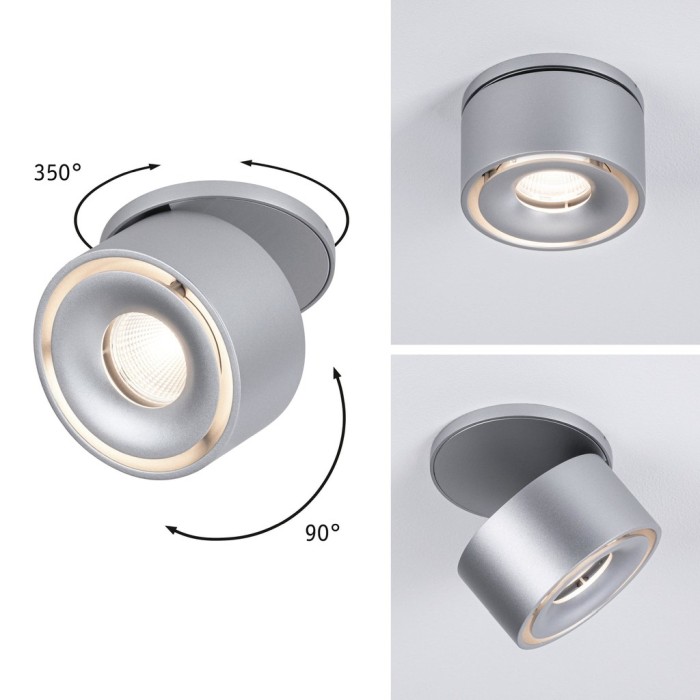 Spot încastrabil Spircle 8W 3000K 230/40V crom mat [4]