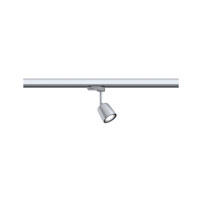 Spot Cover pentru șină Paulmann ProRail3, GU10, max. 10W, cu flux luminos variabil, 230V, argintiu-crom [4]