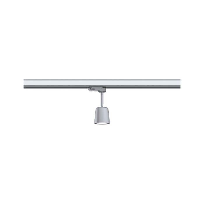 Spot Cover pentru șină Paulmann ProRail3, GU10, max. 10W, cu flux luminos variabil, 230V, argintiu-crom [6]