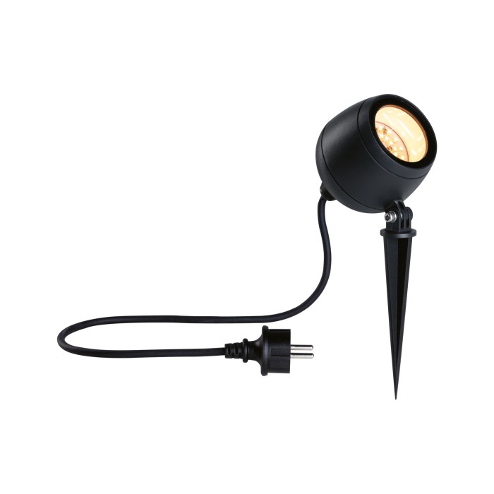 Spot de grădină Kikolo LED, Smart Home Zigbee, "insect friendly", IP65, 90mm, 6,2W, 400lm, 230V, 80°, temperatură de culoare variabilă, antracit [6]