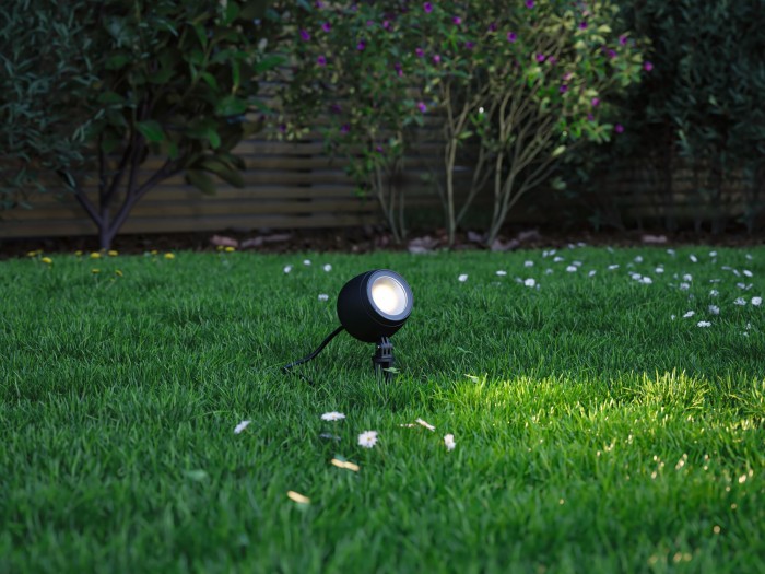 Spot de grădină Kikolo LED, Smart Home Zigbee, "insect friendly", IP65, 90mm, 6,2W, 400lm, 230V, 80°, temperatură de culoare variabilă, antracit [3]